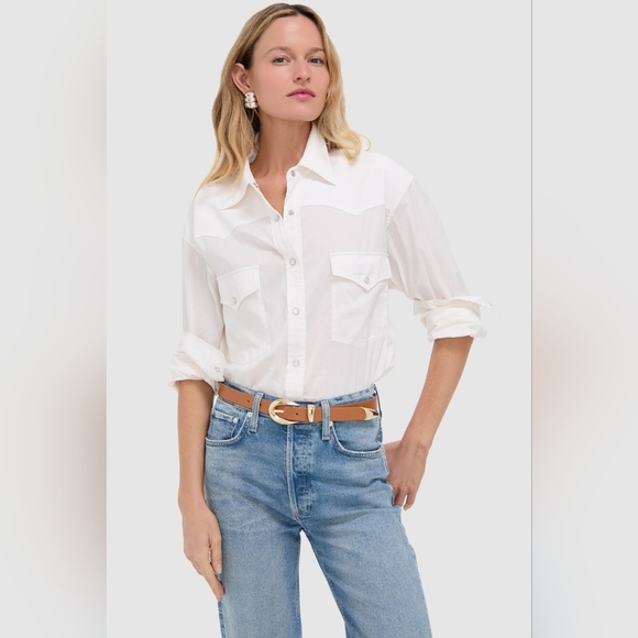 TWP Tops - TWP Ivory Dutton Shirt M/L